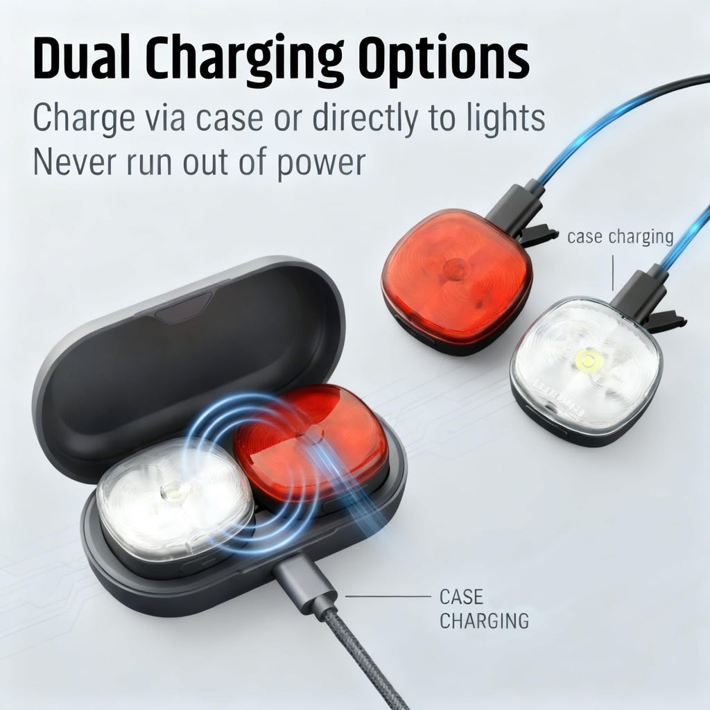 LUMIXELL Proton USB-C Rechargeable Bike Light Set