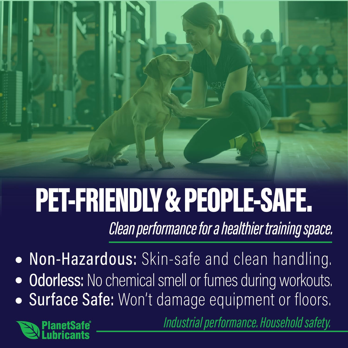 PlanetSafe Exercise Equipment Lubricant | • Non-Toxic •Non-Hazardous •No-Odor | for: Vertical Climber, Treadmill, Stationary Bicycle, Rowing Machine, Stair Climbers, Ellipticals, & Rust Prevention
