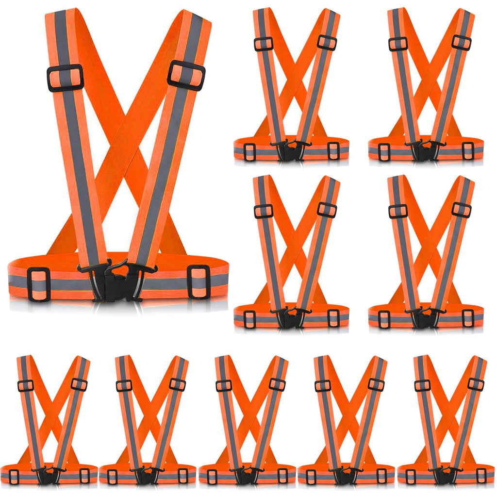 SAWNZC Reflective Vest Running Gear, 2-10Pack High Visible Safety VES