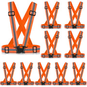 SAWNZC High-Visibility Reflective Safety Vest, 2–10 Pack