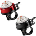 2-Pack Aluminum Alloy Compass Bike Bells for 22.2mm Handlebars