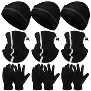 Eurzom 9-Piece High-Visibility Reflective Beanie Set
