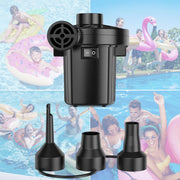 Portable Quick-Fill Electric Air Pump with 3 Nozzles