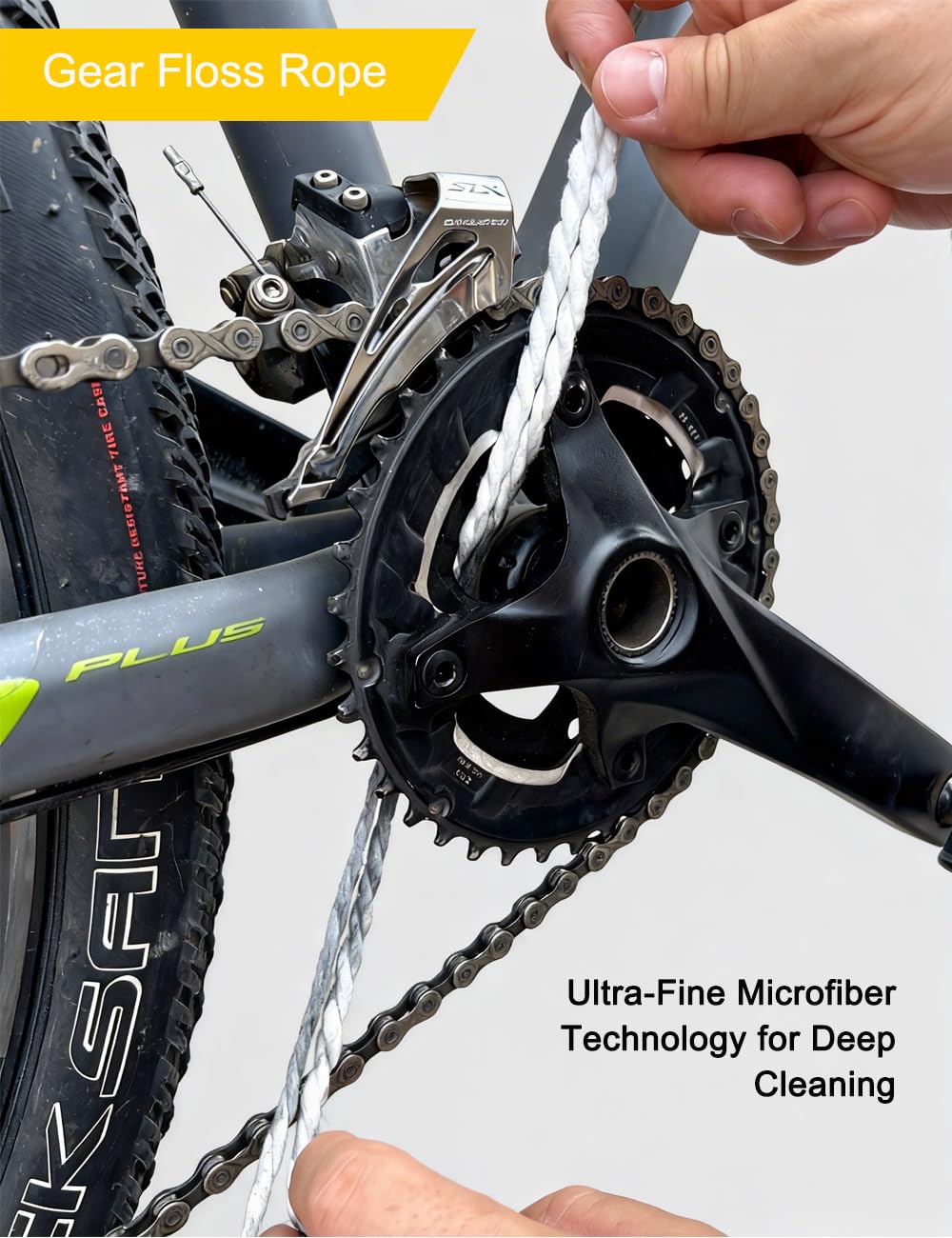 Ultrafashs Bike Cleaning Kit - Complete Bicycle Maintenance Set with Degreaser, Lubricant, Chain Scrubber & Brushes for Mountain, Road, MTB, E-bikes