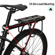 ROCKBROS Quick-Release Rear Bike Cargo Rack for Commuting