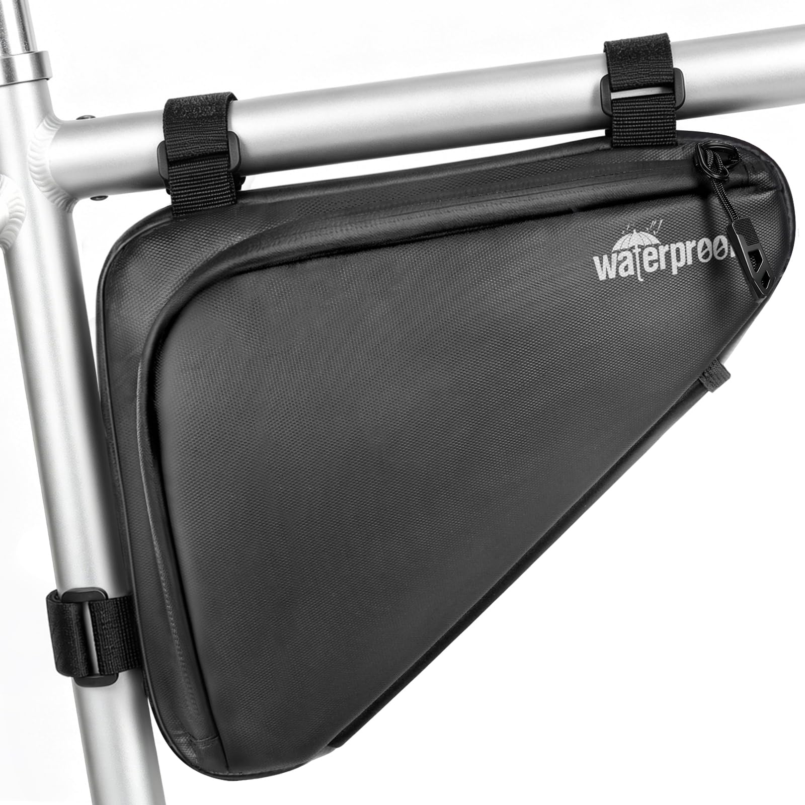 NDakter Bike Bag, Bicycle Frame Storage Bag, Water-Resistant Bike Triangle Pouch, Cycling Accessories Pack for Road Mountain Commute Bikes
