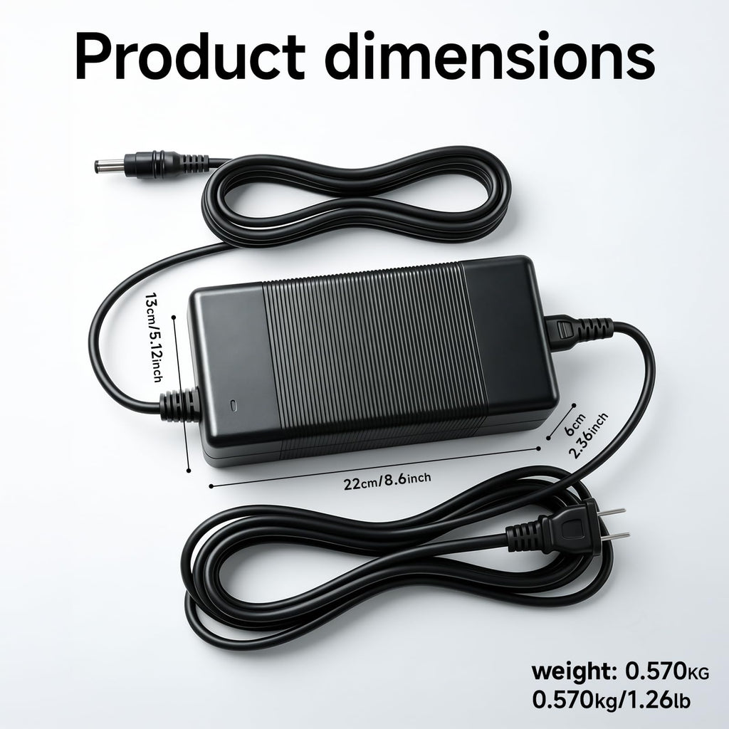 54.6V 2A Lithium Battery Charger for 48V E-Bikes & Scooters