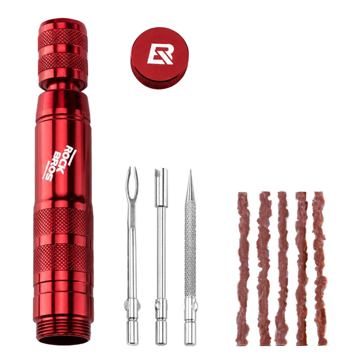 ROCKBROS Bike Repair Kit Cycling Tubeless Tire Repair Kit for Mountain Bike and Road Bicycle