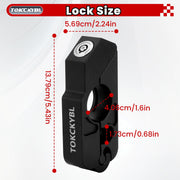 TOKCKYBL Heavy-Duty Motorcycle & Scooter Anti-Theft Lock