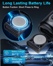 130dB Electric Bike Horn for Bikes, Scooters & E-Bikes