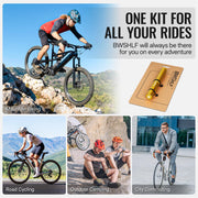 BWSHLF Tubeless Bike Tire Repair Kit with 10 Plugs