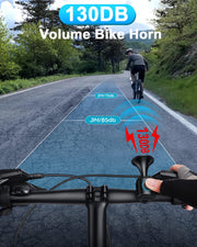 130dB Electric Bike Horn for Bikes, Scooters & E-Bikes