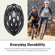 Schwinn Thrasher Adult Bike Helmet with Adjustable Dial