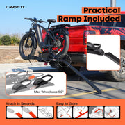 Heavy-Duty Foldable E-Bike Hitch Rack for 2-Inch Receivers