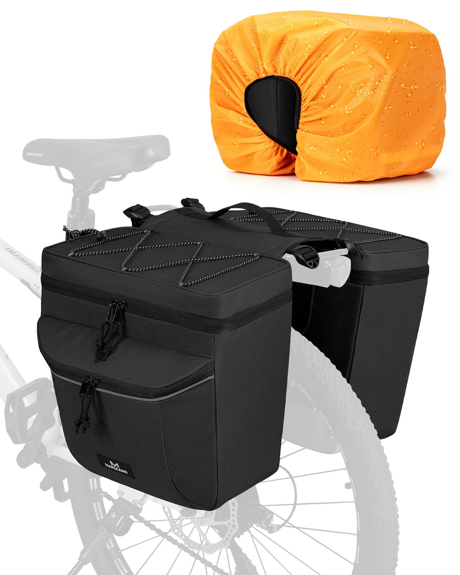Marscamd 35L Rear Bike Panniers with Rain Cover