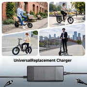 54.6V 2A Lithium Battery Charger for 48V E-Bikes & Scooters