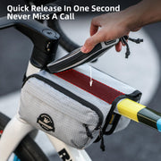 Rhinowalk Waterproof Top Tube Bike Bag with Phone Storage