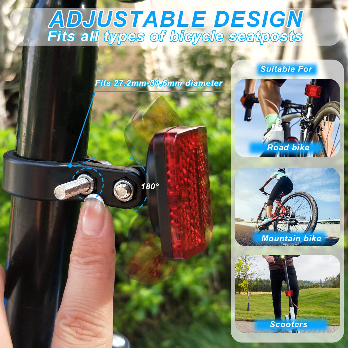 PerfiPro Hidden AirTag Bike Mount & Anti-Theft Tracker Case
