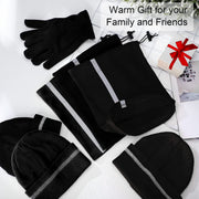 Eurzom 9-Piece High-Visibility Reflective Beanie Set