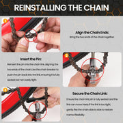 Oumers Bike Chain Repair Tool Set with Master Link Pliers