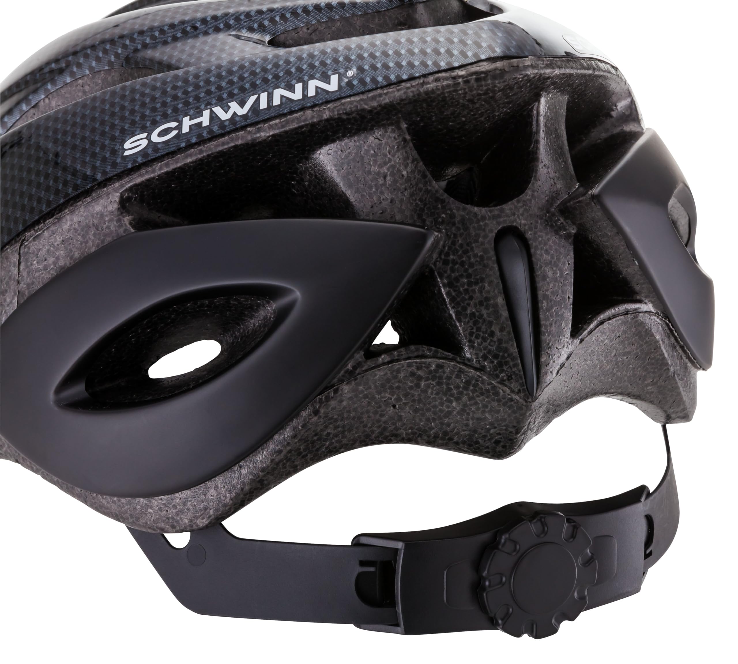 Schwinn Thrasher Helmet for Adults, Size 58-62 cm for Riders Ages 14+, Microshell, Adjustable Dial & Straps, Interior Padding, Air Vents, Visor, Adult Bike Helmet