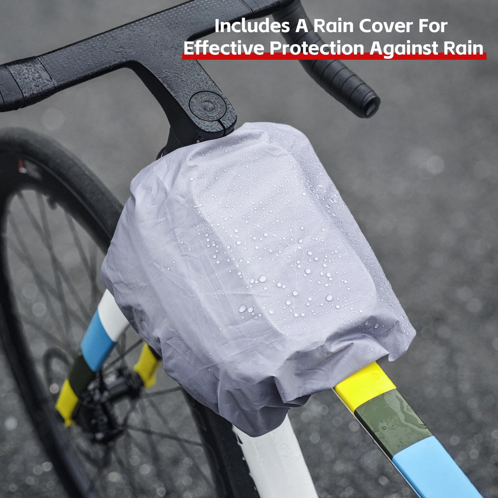 Rhinowalk Bike Front Frame Bag Bicycle Top Tube Frame Storage Waterproof Bicycle Handlebar Bag Fit Smartphone Professional Cycling Accessories