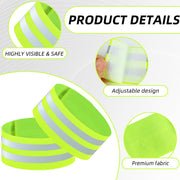 ZNBSIXP 4-Pack High-Visibility Reflective Safety Bands