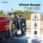 Heavy-Duty Foldable E-Bike Hitch Rack for 2-Inch Receivers