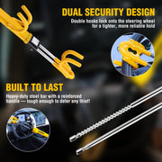 WORKPRO Heavy-Duty Universal Steering Wheel Anti-Theft Lock