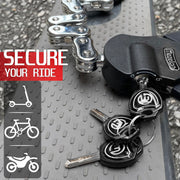 Heavy-Duty 8mm Chain Lock for E-Bikes & Electric Scooters