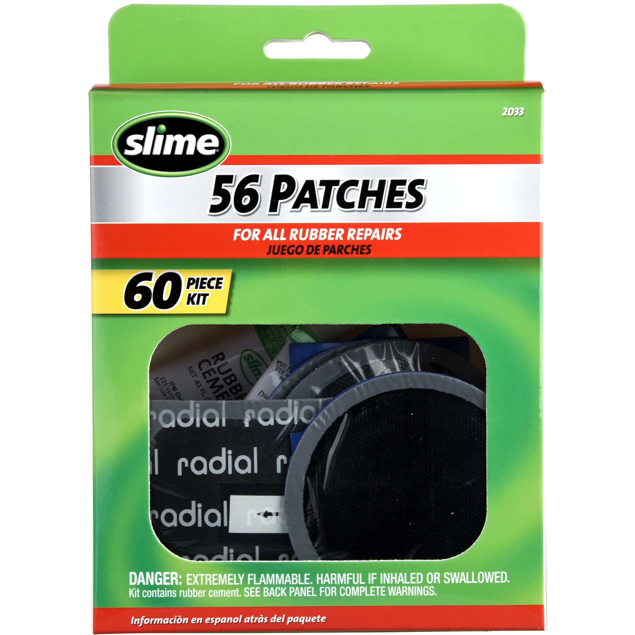 Slime 1050 Rubber Cement, Tire Repair, use with Slime Plugs or Patches